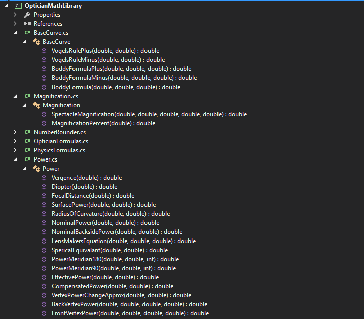 OpticianMathLibrary